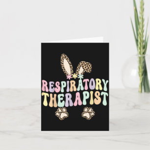 Resratory Therast Easter Rt Nurse Eggs Men Women Card