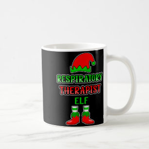 Resratory Therast Elf Resratory Therapy Christmas  Coffee Mug