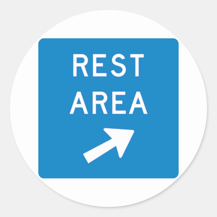 rest area sign rest area sign