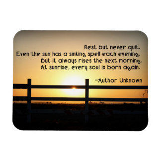 Rest But Never Quit Magnet