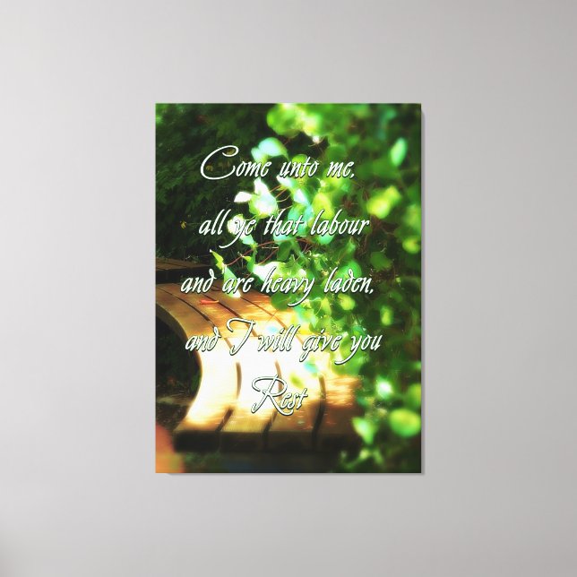 Rest Canvas Print (Front)