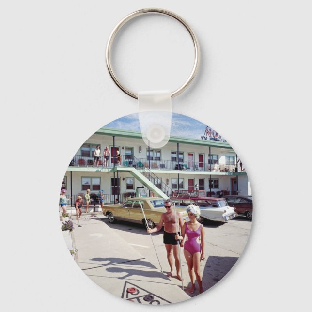 Rest Cove Motel in the 1960's Key Ring (Front)