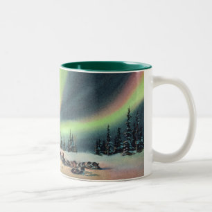 REST for the MUSHERS by SHARON SHARPE Two-Tone Coffee Mug