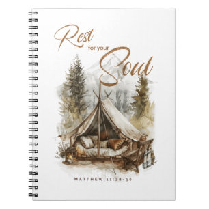 Rest For Your Soul Christian Boho Journal
