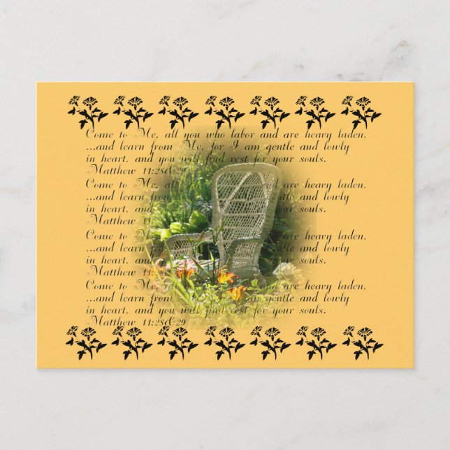 Rest for Your Souls... Postcard (Front)