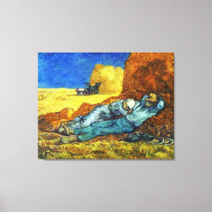 Rest from Work Vincent van Gogh Canvas Print