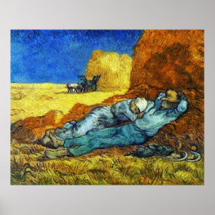Rest from Work Vincent van Gogh Poster