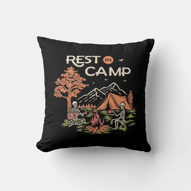 Rest in Camp Cushion (Front)