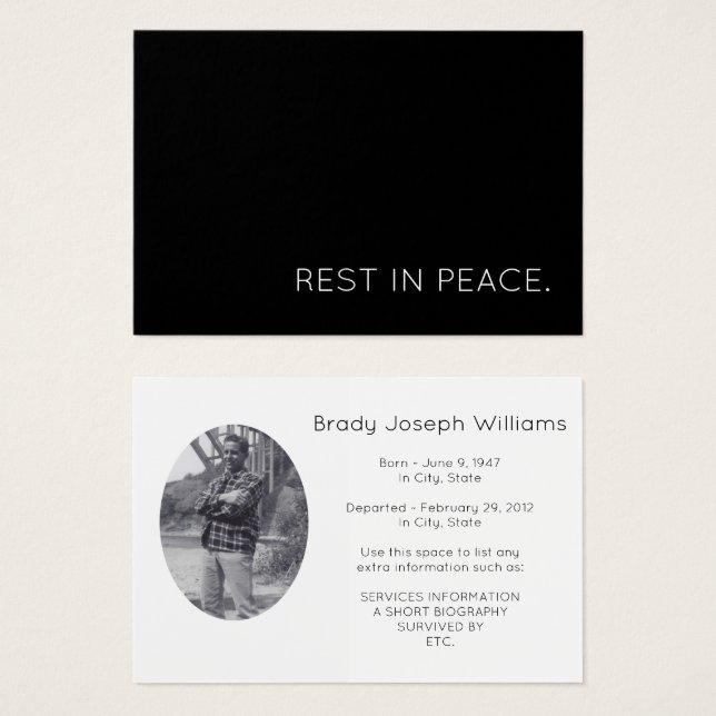 rest in peace. (Front & Back)