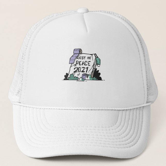 Rest in Peace 2021 Trucker Hat (Front)