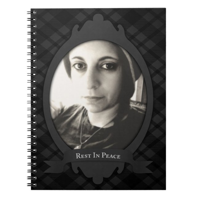 rest in peace funeral guest book (Front)