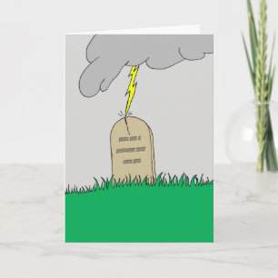 Rest In Peace Marriage Card