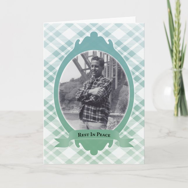 rest in peace memorial announcements (Front)