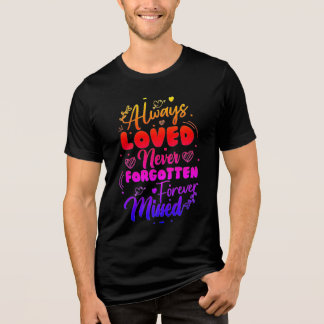 rest in peace  memorial gift  remembrance keepsake Tri-Blend shirt