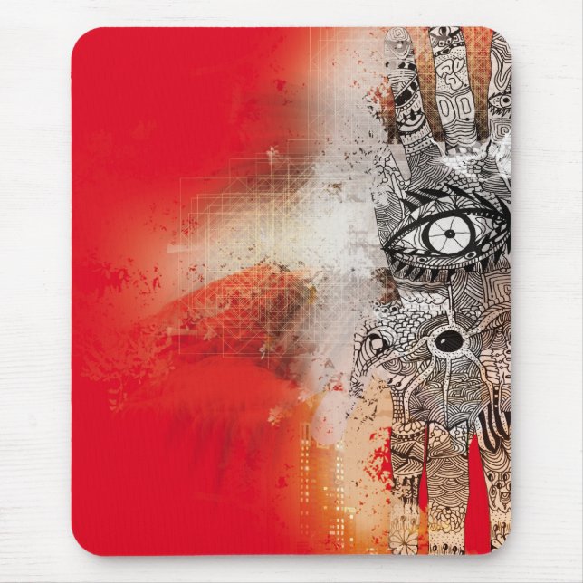 Rest in peace mouse mat (Front)