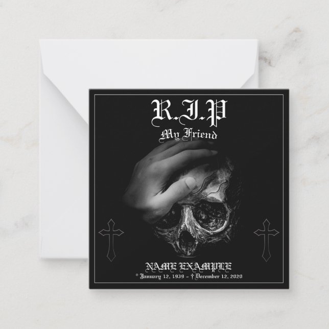 Rest in Peace my Friend Card (Front)