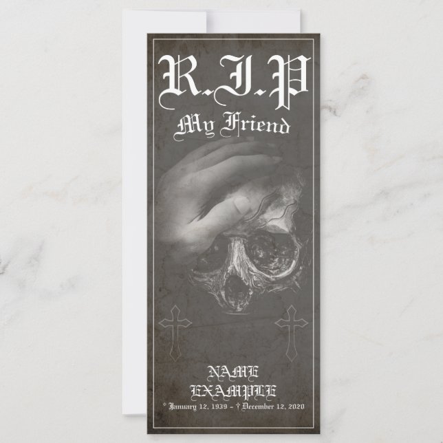 Rest in Peace my Friend - vintage (Front)