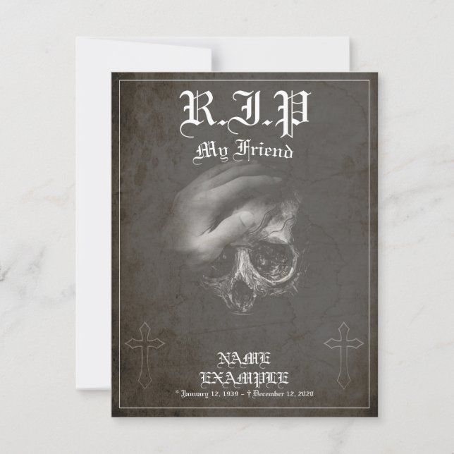 Rest in Peace my Friend - vintage (Front)