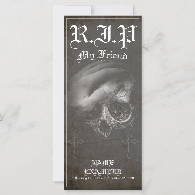 Rest in Peace my Friend - vintage (Front)