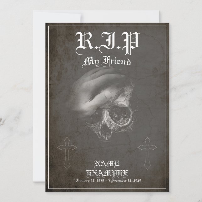 Rest in Peace my Friend - vintage (Front)