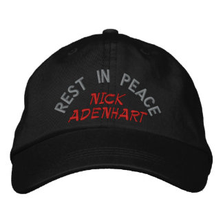 REST IN PEACE, NICK ADENHART EMBROIDERED HAT