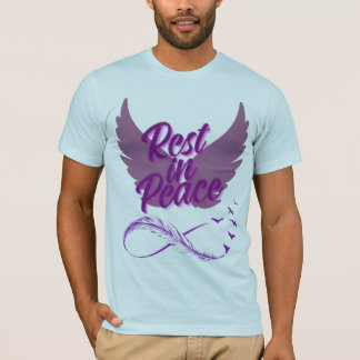 rest in peace tshirts angel wings
