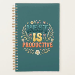 Rest Is Productive   Self Care & Slow Living Inspi Planner