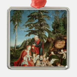 Rest on the Flight into Egypt, 1504 Metal Tree Decoration