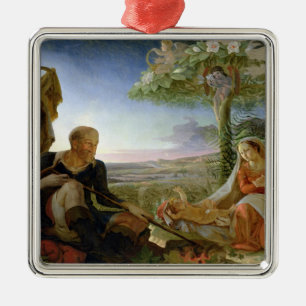 Rest on the Flight into Egypt, 1805-6 Metal Tree Decoration