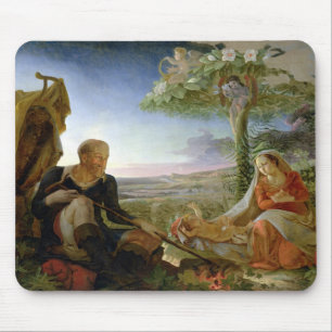 Rest on the Flight into Egypt, 1805-6 Mouse Mat