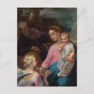 Rest on the Flight into Egypt by Francesco Vanni Postcard
