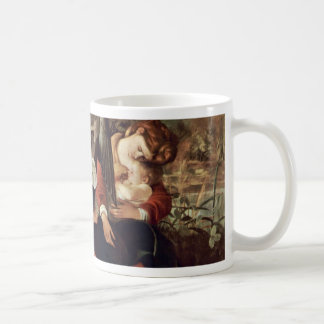 Rest On The Flight To Egypt By Michelangelo Merisi Coffee Mug