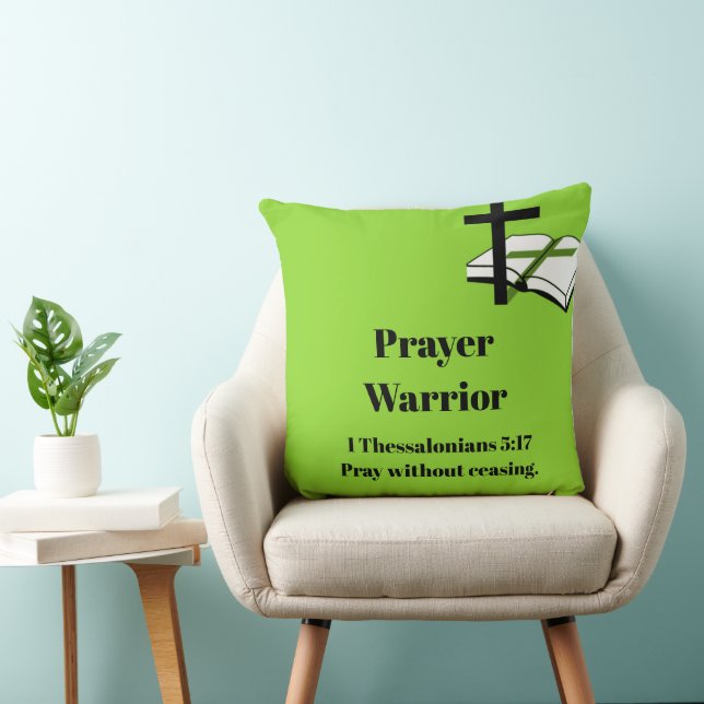 "Rest, relax, and recharge with our Prayer Warrior Cushion (Chair)