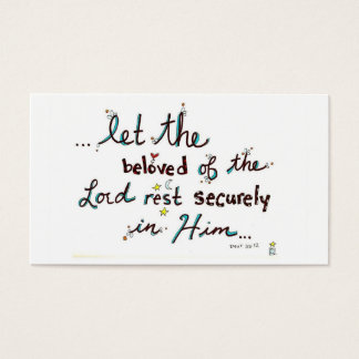Rest Securely in Him
