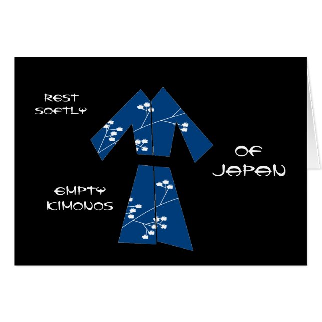 REST SOFTLY EMPTY KIMONOS OF JAPAN (Front Horizontal)