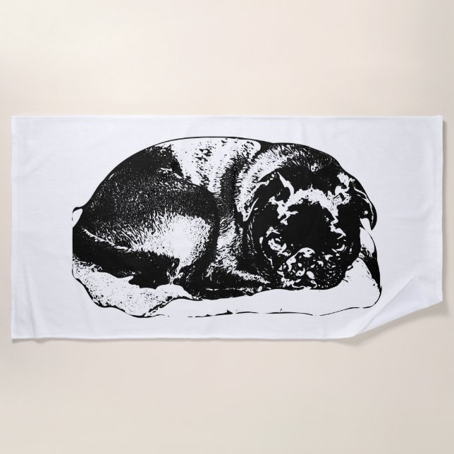 Rest Under Open Light Beach Towel (Front)