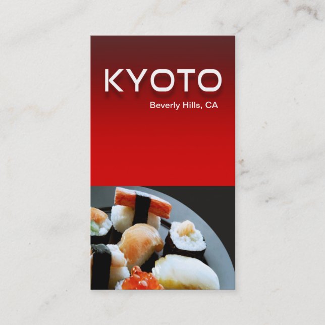 Restaurant Catering Eateries Cuisine Business Card (Front)