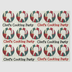 RESTAURANT CHEF'S COOKING PARTY Culinary Tissue Paper