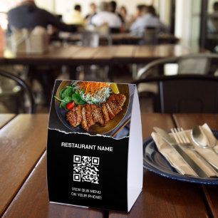 Restaurant Digital Menu QR Code Paper