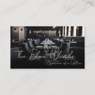 Restaurant Dining Tables  Business Card