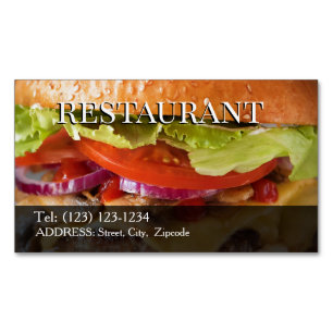 restaurant editable business card