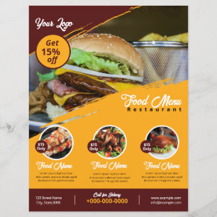 Restaurant Flyer   Food Menu