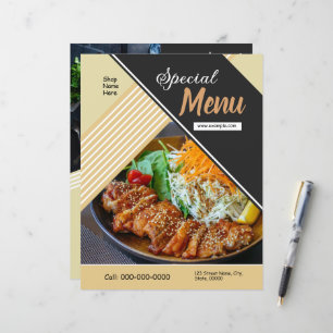 Restaurant Flyer Template   Promotional Design