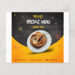 Restaurant flyers for your business<br><div class="desc">I will design flyers for you.</div>