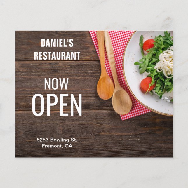 Restaurant Grand Opening Flyer (Front)