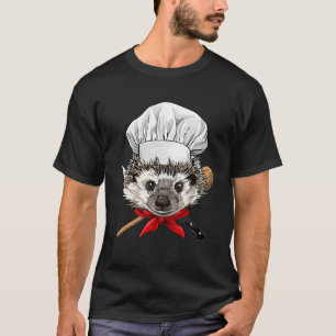 Restaurant Hedgehog Chef Kitchen Cook Culinary Coo T-Shirt