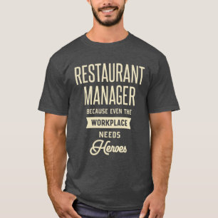 Restaurant Manager Gift Funny Job Title Profession T-Shirt