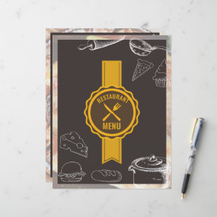 Restaurant Menu   Food Menu Flyer
