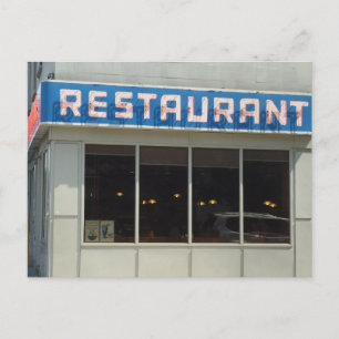 Restaurant, New York City, NY - Manhattan Postcard