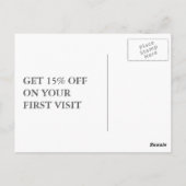 Restaurant Opening | Now Open | Direct Mail Postcard (Back)